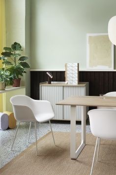 Fiber armchair- Tube base -...