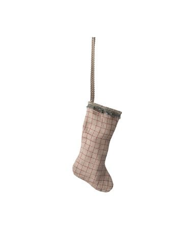 Stocking ornament, Checker - Sand -...