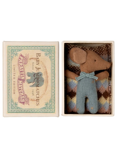 Maileg - Sleepy wakey baby mouse in matchbox | Your Living Space